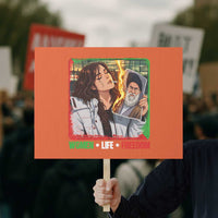 Woman Life Freedom Protest Sign Free Iran Movement Gift For Iranian Women