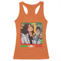 Woman Life Freedom Racerback Tank Top Free Iran Movement Gift For Iranian Women