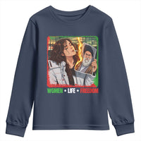 Woman Life Freedom Youth Sweatshirt Free Iran Movement Gift For Iranian Women