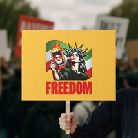 Woman Life Freedom Protest Sign Free Iran Protest Resistance Movement