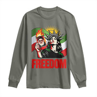 Woman Life Freedom Long Sleeve Shirt Free Iran Protest Resistance Movement