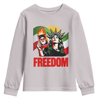 Woman Life Freedom Youth Sweatshirt Free Iran Protest Resistance Movement