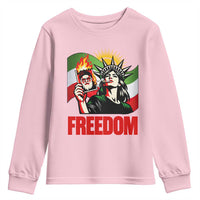 Woman Life Freedom Youth Sweatshirt Free Iran Protest Resistance Movement