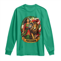 Woman Life Freedom Long Sleeve Shirt Iranian Women Resistance Pride