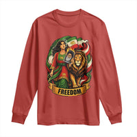Woman Life Freedom Long Sleeve Shirt Iranian Women Resistance Pride