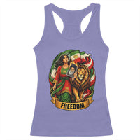 Woman Life Freedom Racerback Tank Top Iranian Women Resistance Pride