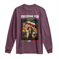 Iran Womens Protest Long Sleeve Shirt Freedom For Iran Resistance Movement