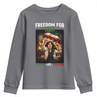 Iran Womens Protest Youth Sweatshirt Freedom For Iran Resistance Movement