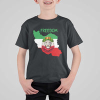 Freedom Iran T Shirt For Kid Patriotic Persian Lion Resistance Movement Gift