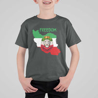 Freedom Iran T Shirt For Kid Patriotic Persian Lion Resistance Movement Gift