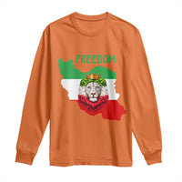 Freedom Iran Long Sleeve Shirt Patriotic Persian Lion Resistance Movement Gift