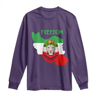 Freedom Iran Long Sleeve Shirt Patriotic Persian Lion Resistance Movement Gift