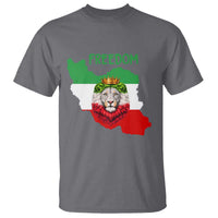 Freedom Iran T Shirt Patriotic Persian Lion Resistance Movement Gift