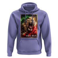 Free Iran Lion Hoodie Freedom Resistance Solidarity Movement Gift
