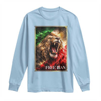 Free Iran Lion Long Sleeve Shirt Freedom Resistance Solidarity Movement Gift
