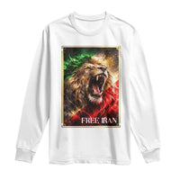 Free Iran Lion Long Sleeve Shirt Freedom Resistance Solidarity Movement Gift