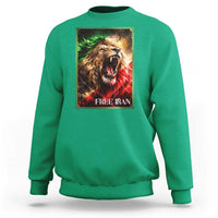 Free Iran Lion Sweatshirt Freedom Resistance Solidarity Movement Gift