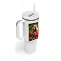 Free Iran Lion Tumbler With Handle Freedom Resistance Solidarity Movement Gift