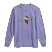 Free Iran Long Sleeve Shirt Patriotic Heartbeat Flag Movement Gift