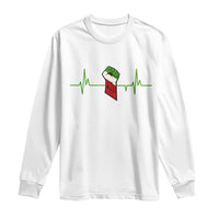 Free Iran Long Sleeve Shirt Patriotic Heartbeat Flag Movement Gift