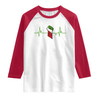Free Iran Raglan Shirt Patriotic Heartbeat Flag Movement Gift