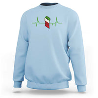 Free Iran Sweatshirt Patriotic Heartbeat Flag Movement Gift