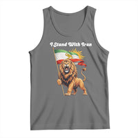 I Stand With Iran Tank Top Freedom Lion Patriotic Resistance Gift