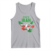 Iranian Flag Peace Doves Tank Top Free Iran Freedom Statement Gift