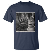 Funny Easter Bunny Selfie T Shirt Bigfoot Jersey Devil Chupacabra Egg Hunt