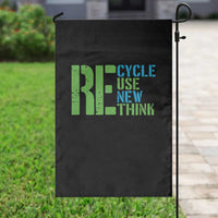 Recycle Reuse Renew Rethink Garden Flag Earth Day