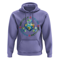Recycle Reuse Renew Rethink Hoodie Zero Waste Life