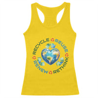 Recycle Reuse Renew Rethink Racerback Tank Top Zero Waste Life