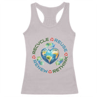 Recycle Reuse Renew Rethink Racerback Tank Top Zero Waste Life