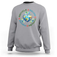 Recycle Reuse Renew Rethink Sweatshirt Zero Waste Life
