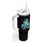Earth Day Dont Be Trashy Tumbler With Handle Environmental Awareness Gift
