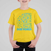 Earth Day Environmental Activism T Shirt For Kid Our Power Our Planet