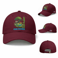Our Power Our Planet Baseball Cap Earth Day Nature Lover Gift