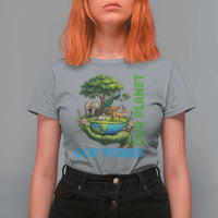 Our Power Our Planet T Shirt For Women Earth Day Nature Lover Gift