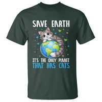 Earth Day T Shirt Save Earth Its The Only Planet With Cats