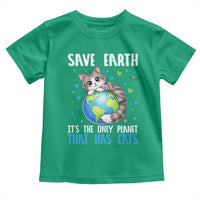 Earth Day Toddler T Shirt Save Earth Its The Only Planet With Cats