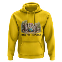 Earth Day Cat Lover Hoodie Paws For The Planet