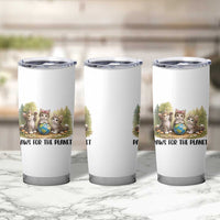 Earth Day Cat Lover Tumbler Cup Paws For The Planet