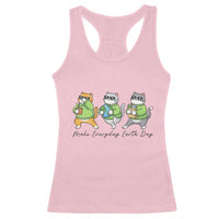 Make Everyday Earth Day Racerback Tank Top Eco Friendly Cat Lover