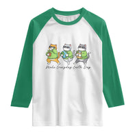 Make Everyday Earth Day Raglan Shirt Eco Friendly Cat Lover