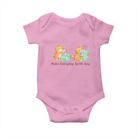 Make Everyday Earth Day Baby Onesie Cute Cat Healing Planet Earth