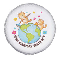 Make Everyday Earth Day Spare Tire Cover Funny Cat Lover Gift