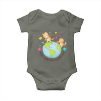 Make Everyday Earth Day Baby Onesie Funny Cat Lover Gift
