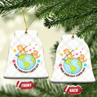 Make Everyday Earth Day Ceramic Ornament Funny Cat Lover Gift