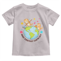 Make Everyday Earth Day Toddler T Shirt Funny Cat Lover Gift