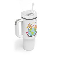 Make Everyday Earth Day Tumbler With Handle Funny Cat Lover Gift